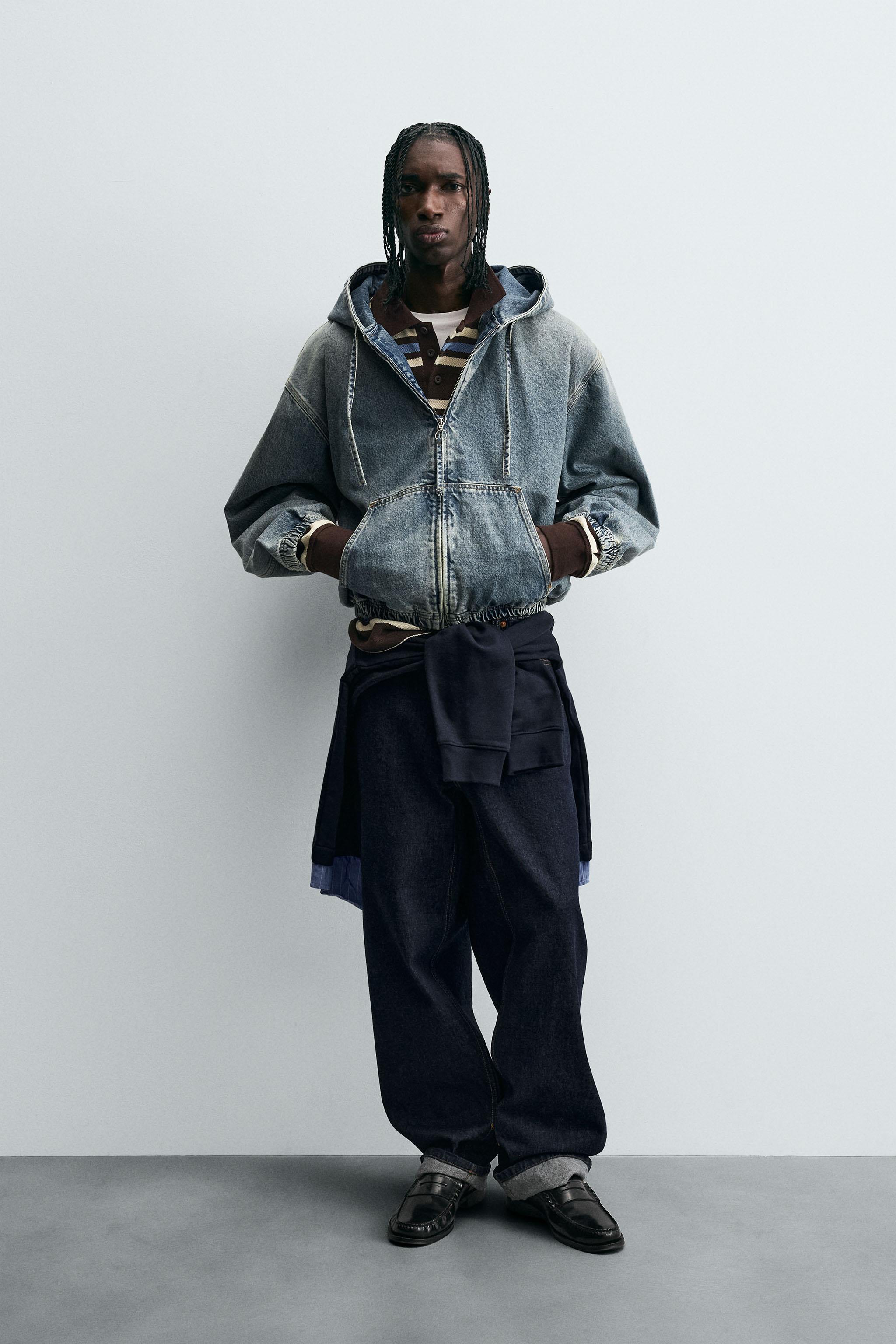 WASHED HOODED JACKET - Grey | ZARA New Zealand