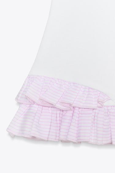 CONTRAST BANDEAU TOP - White by Zara - Image 8