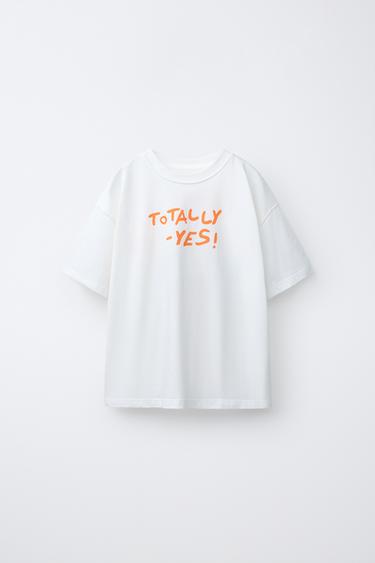 تيشرت بطبعة - أبيض الخاص بـ Zara - صورة 0