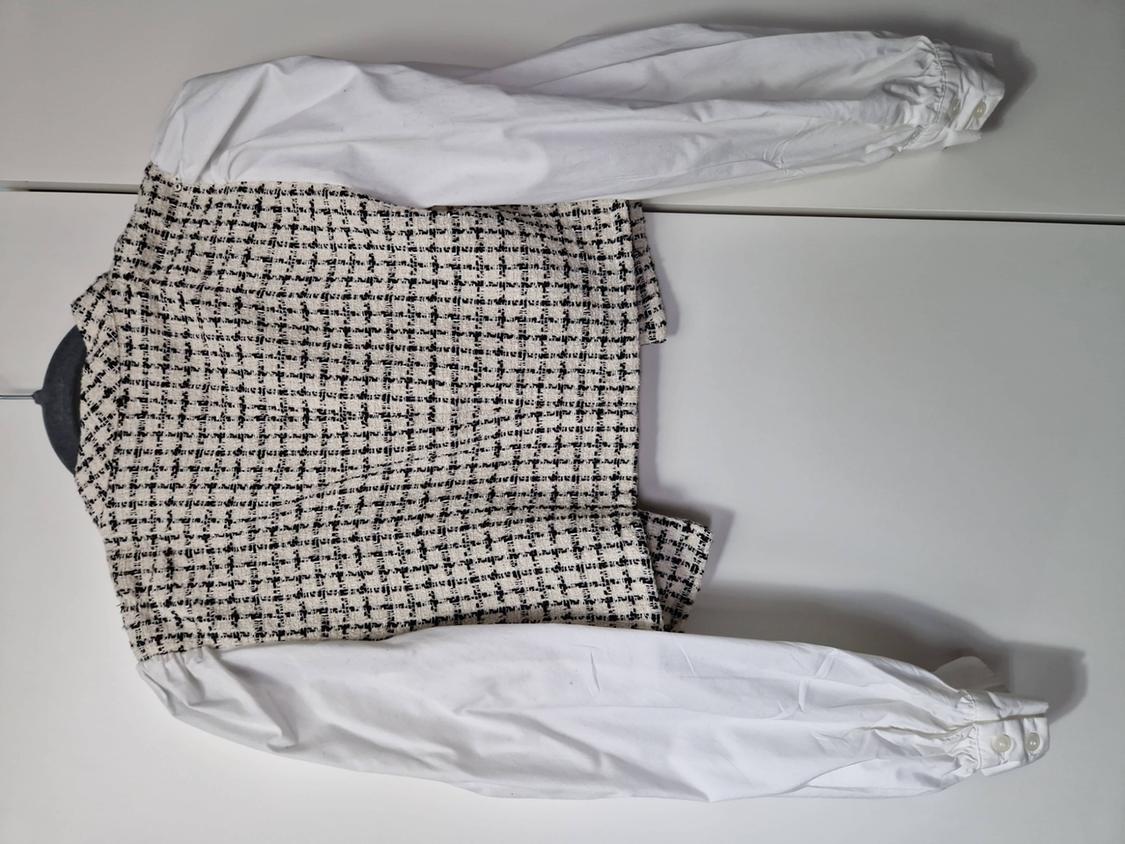 CONTRAST TEXTURED TOP - Image 3