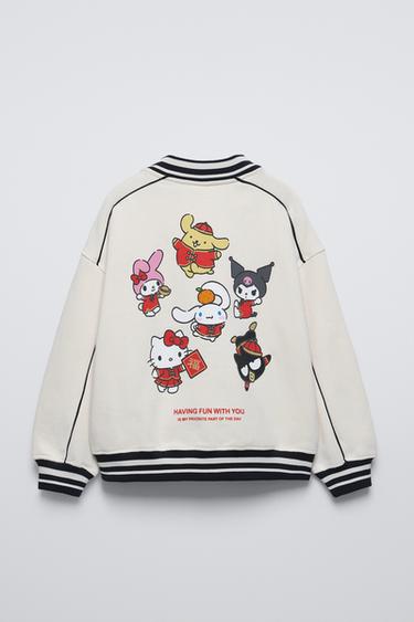 BLOUSON BOMBER HELLO KITTY AND FRIENDS © SANRIO - Écru de Zara - Image 1