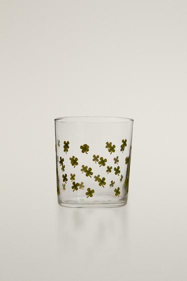 GLAS MIT DEKOR - Grün von Zara - Bild 0