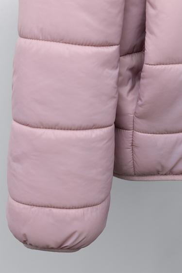 VESTE ULTRALÉGÈRE À CAPUCHE - Rose craie de Zara - Image 5