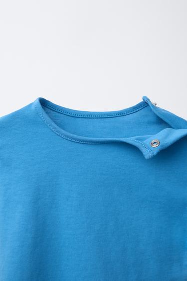 LOT DE TROIS T-SHIRTS À RAYURES - Bleu de Zara - Image 3