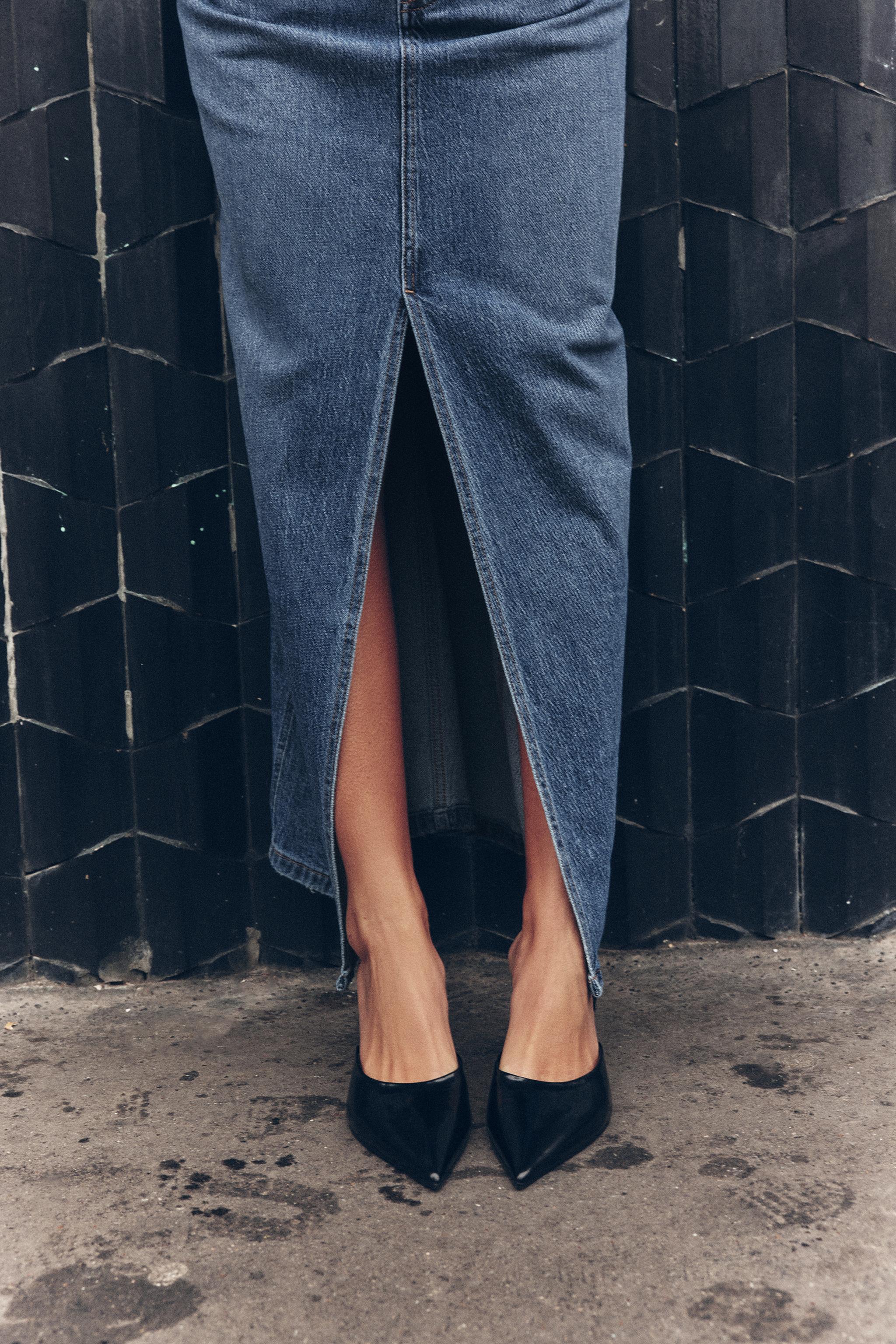 Z1975 DENIM MIDI SKIRT