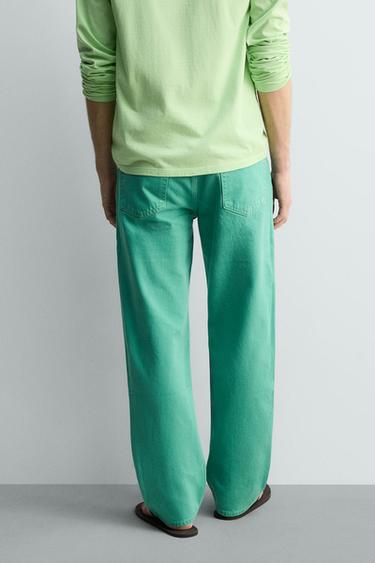 JEAN COUPE DROITE - Turquoise de Zara - Image 2
