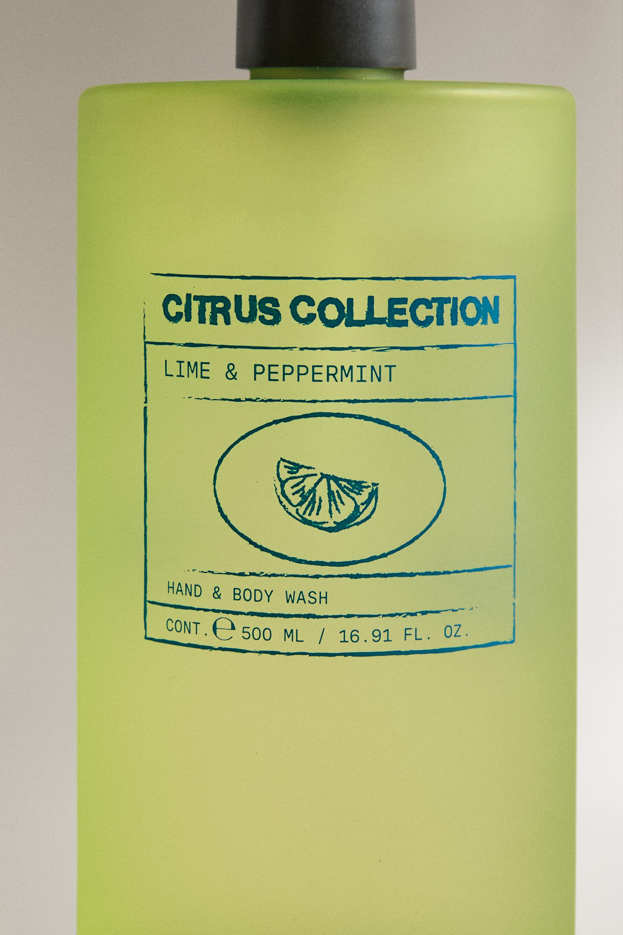 (500 ML) LIME & PEPPERMINT LIQUID SOAP
