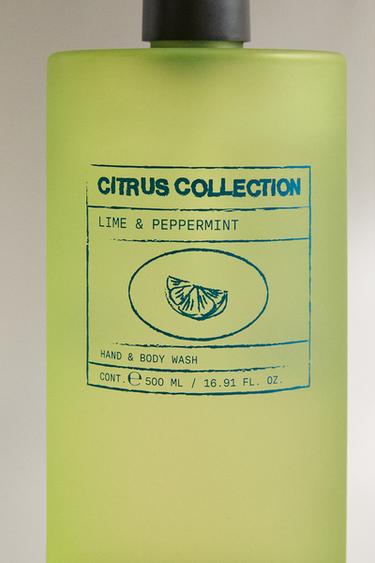(500 ML) LIME & PEPPERMINT LIQUID SOAP - Fluorescent lime by Zara - Image 3