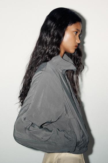 SWEATSHIRT JACKET - Blue marl by Zara - Image 2