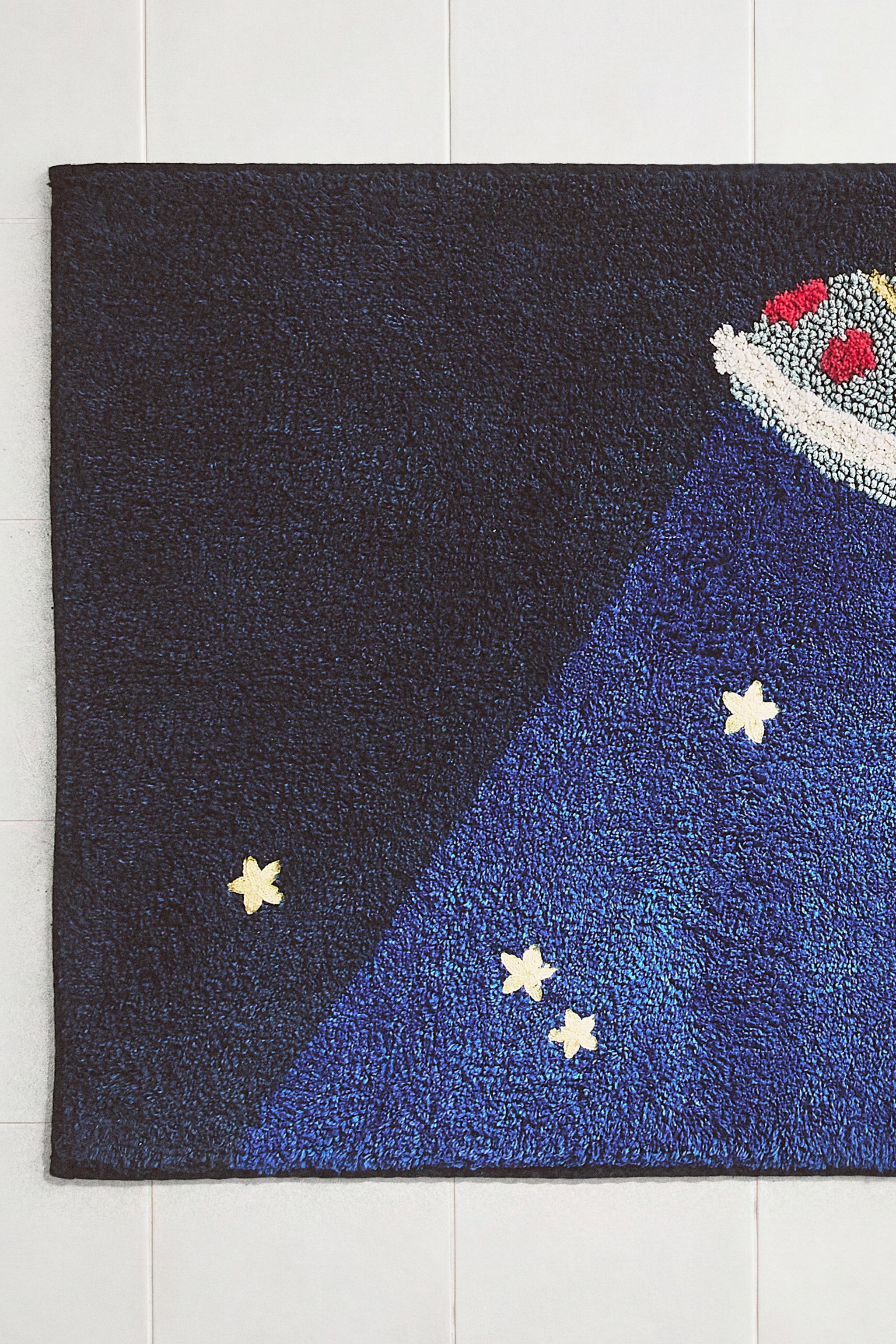 TAPIS DE BAIN ENFANT VAISSEAU SPATIAL