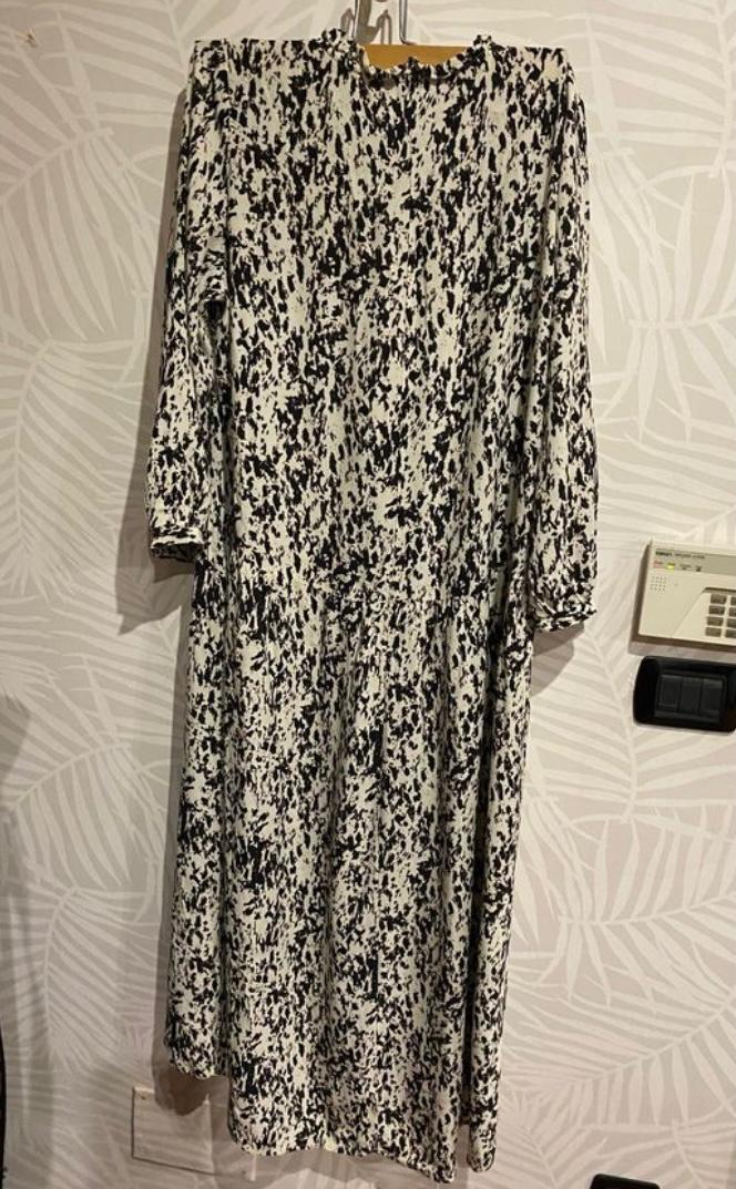 LACE-TRIMMED PRINTED DRESS - Image 2