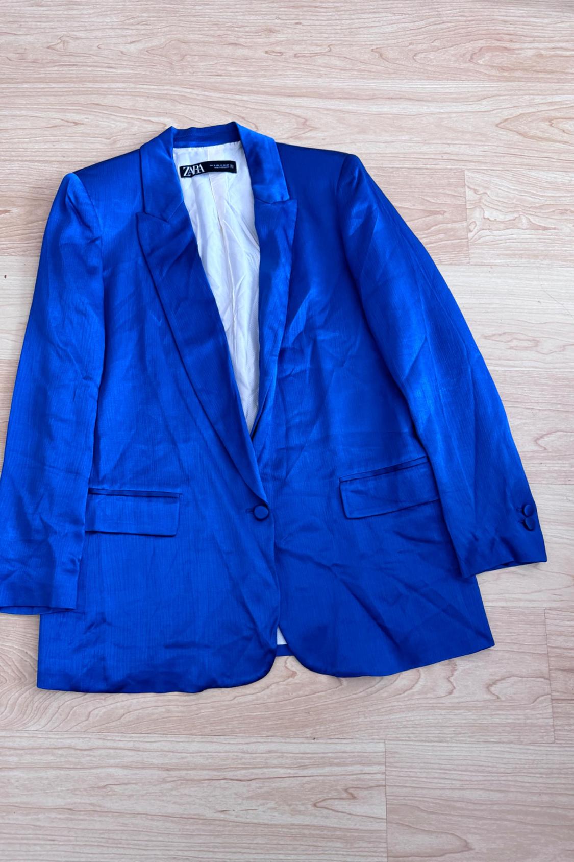BLAZER WITH CREASED EFFECT