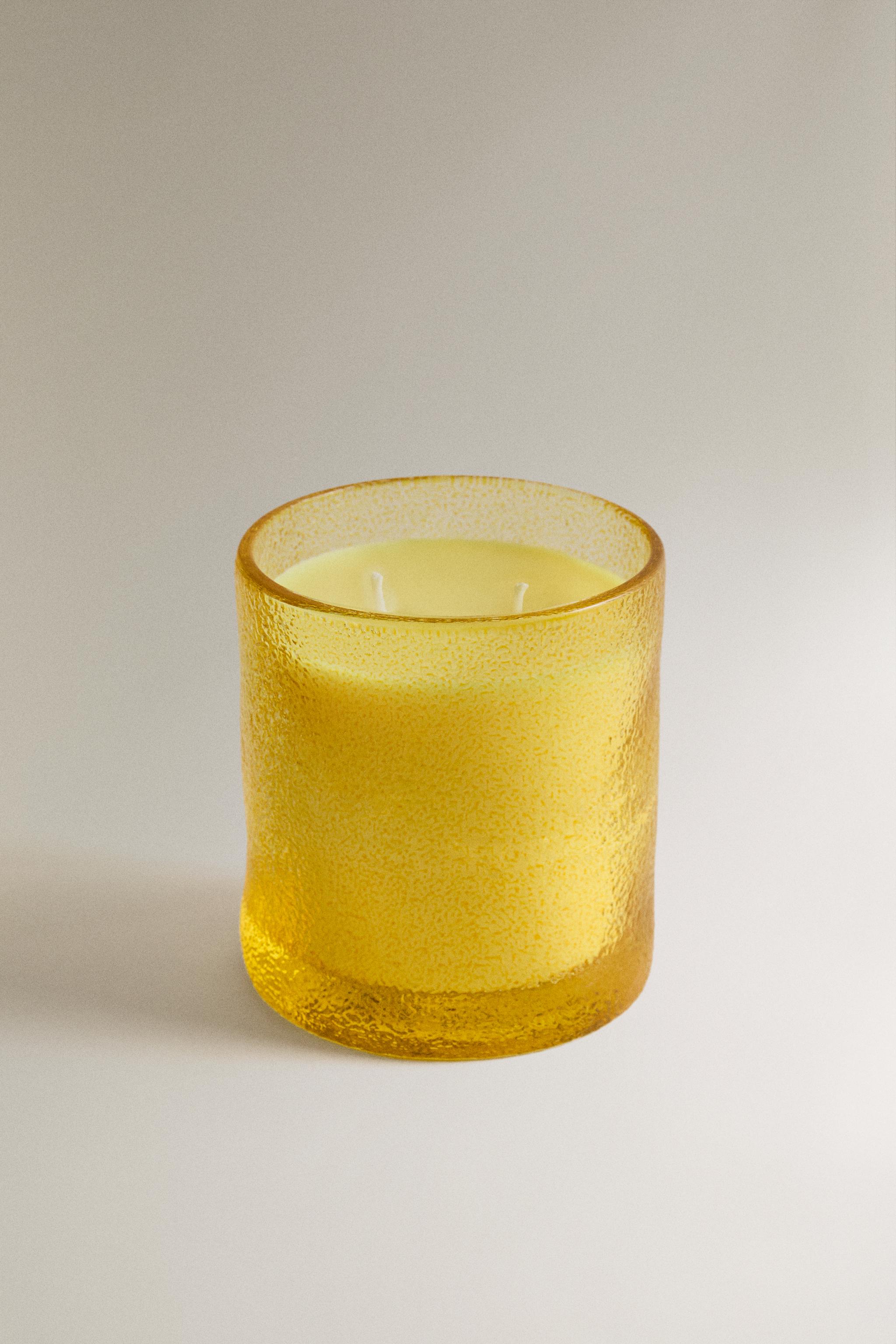 310 G) GINGER LEMON KOKULU MUM - Pastel sarı | ZARA Türkiye / Turkey