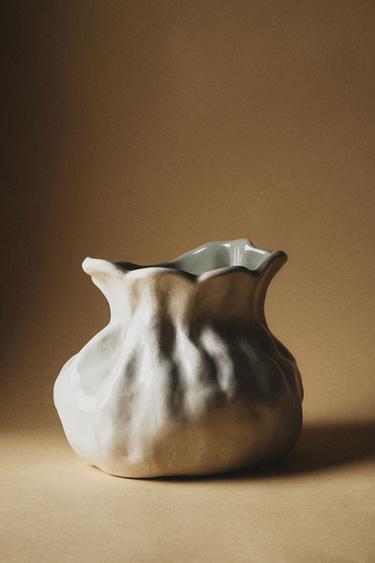 CERAMIC ARTICHOKE VASE - Green by Zara