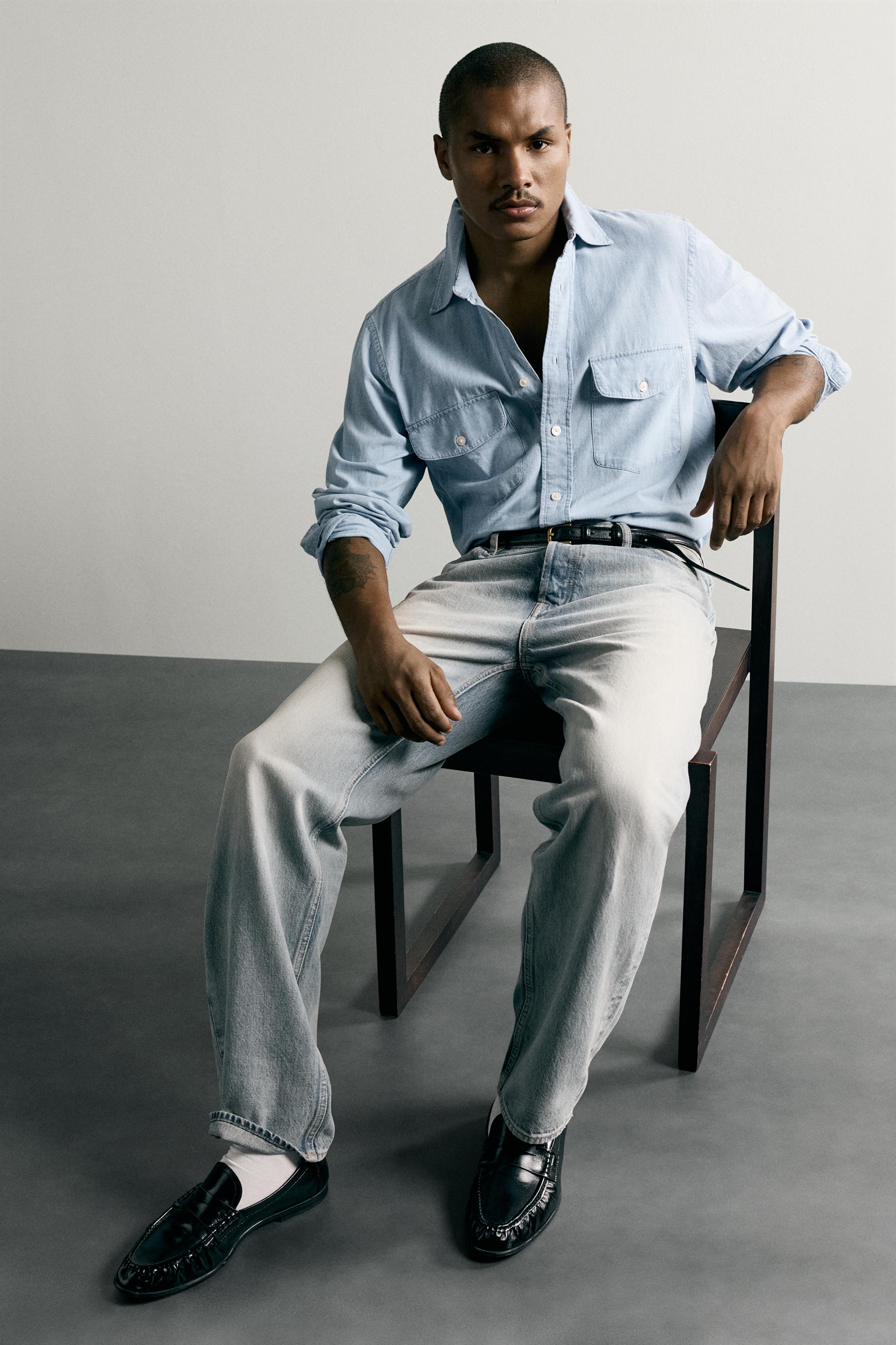 Zara STRAIGHT FIT JEAN görsel 5