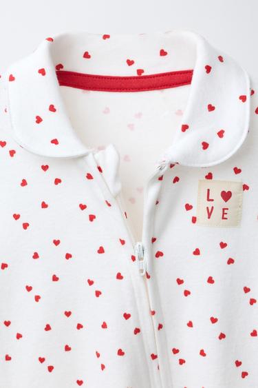 PYJAMA ENTIER À FERMETURE ÉCLAIR PIED CONVERTIBLE - Écru de Zara - Image 4