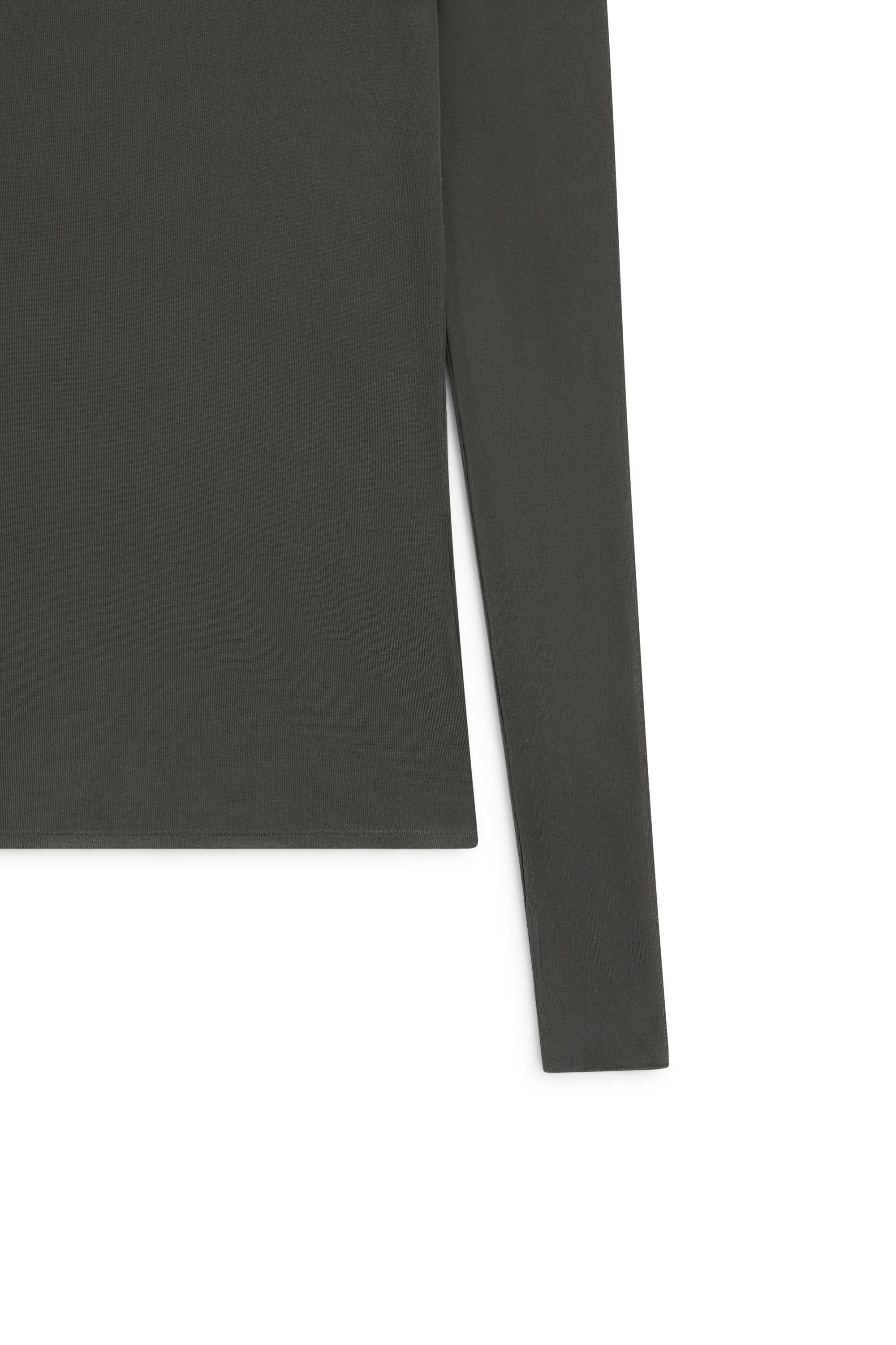 100% silk funnel neck T-shirt - LIMITED EDITION