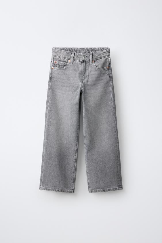 Детские джинсы Zara Wide Leg, цвет: Серый
