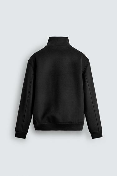 REGULAR FIT JACKET WITH POCKETS - Black by Zara - Image 8