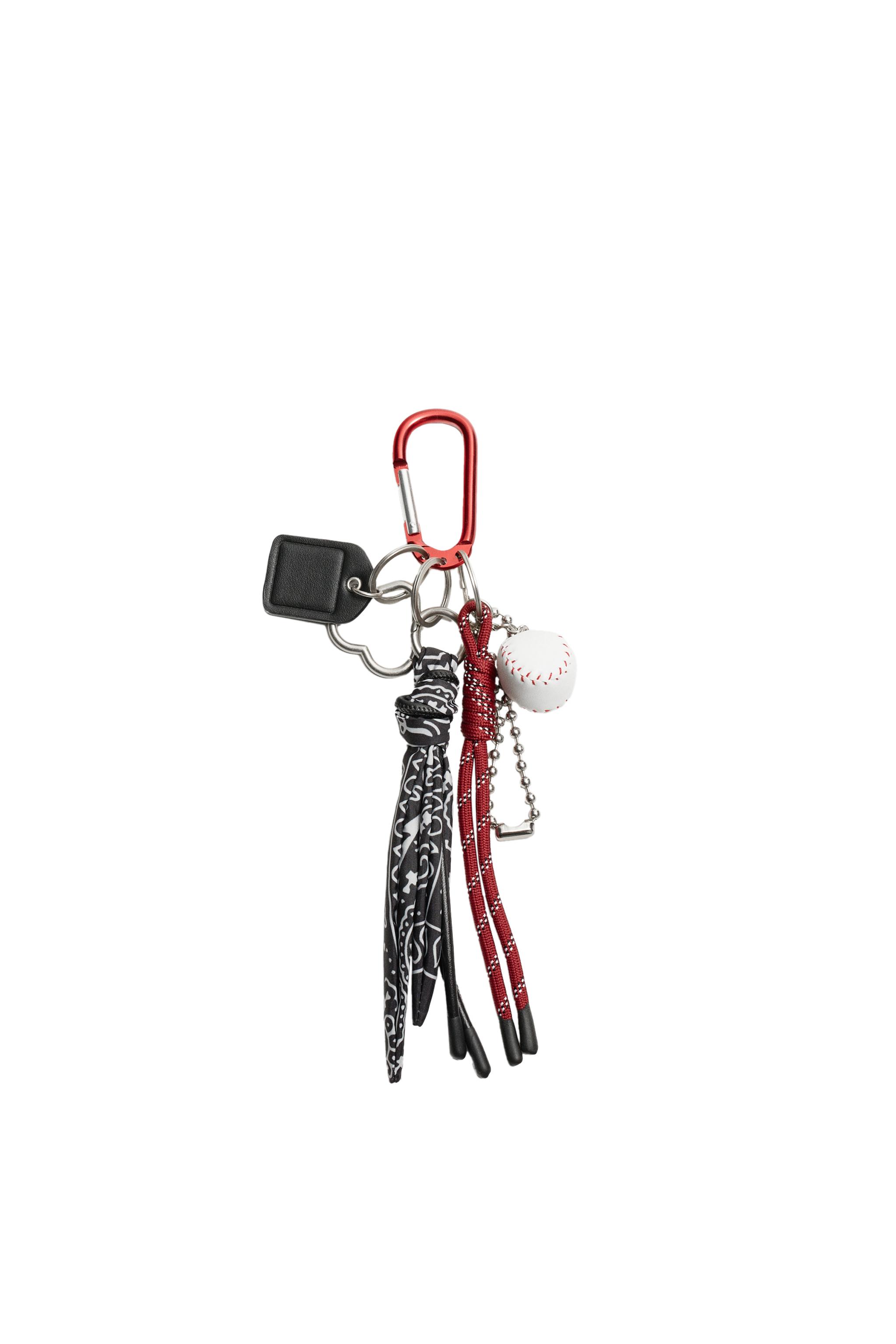 MULTI-CHARM KEY RING - Red | ZARA South Africa