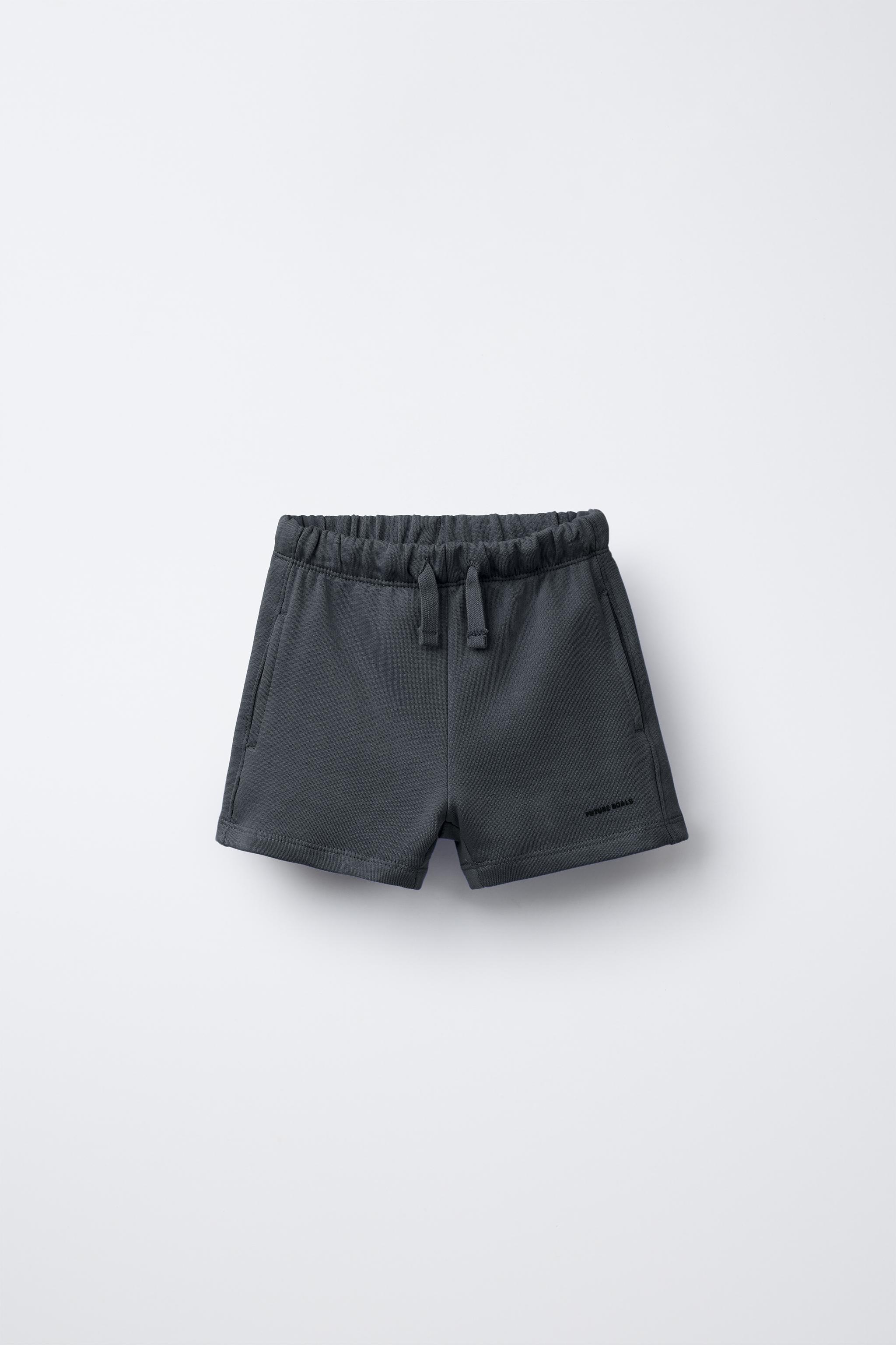 TEXT PLUSH SHORTS