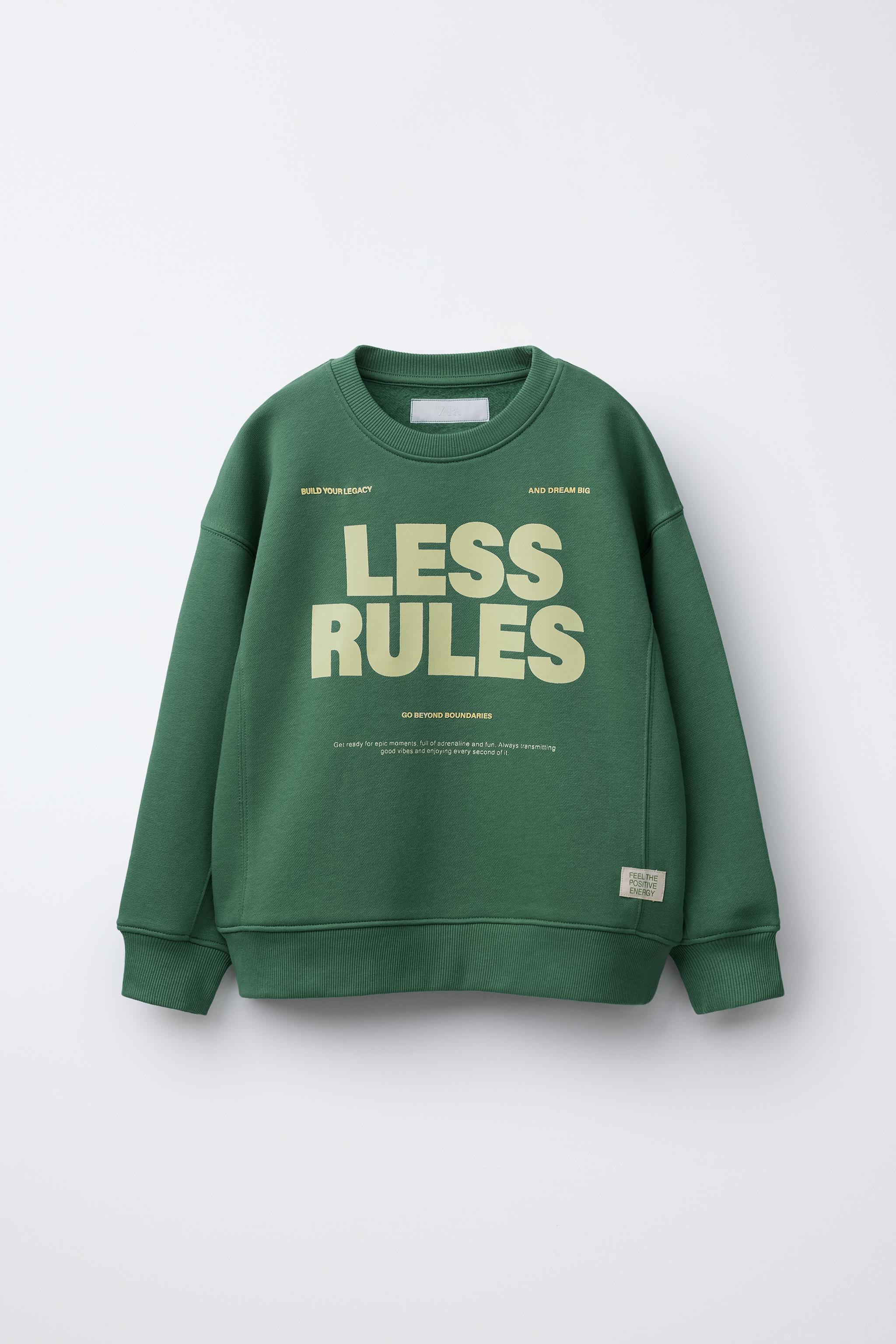 ★ドイツ発*ZARA*新作*SLOGAN プリントTシャツ/GREEN★ SLOGAN PRINT T-SHIRT - GREEN | ZARA United Kingdom