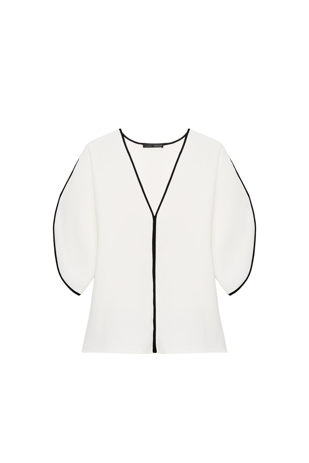 CONTRAST TRIM TOP