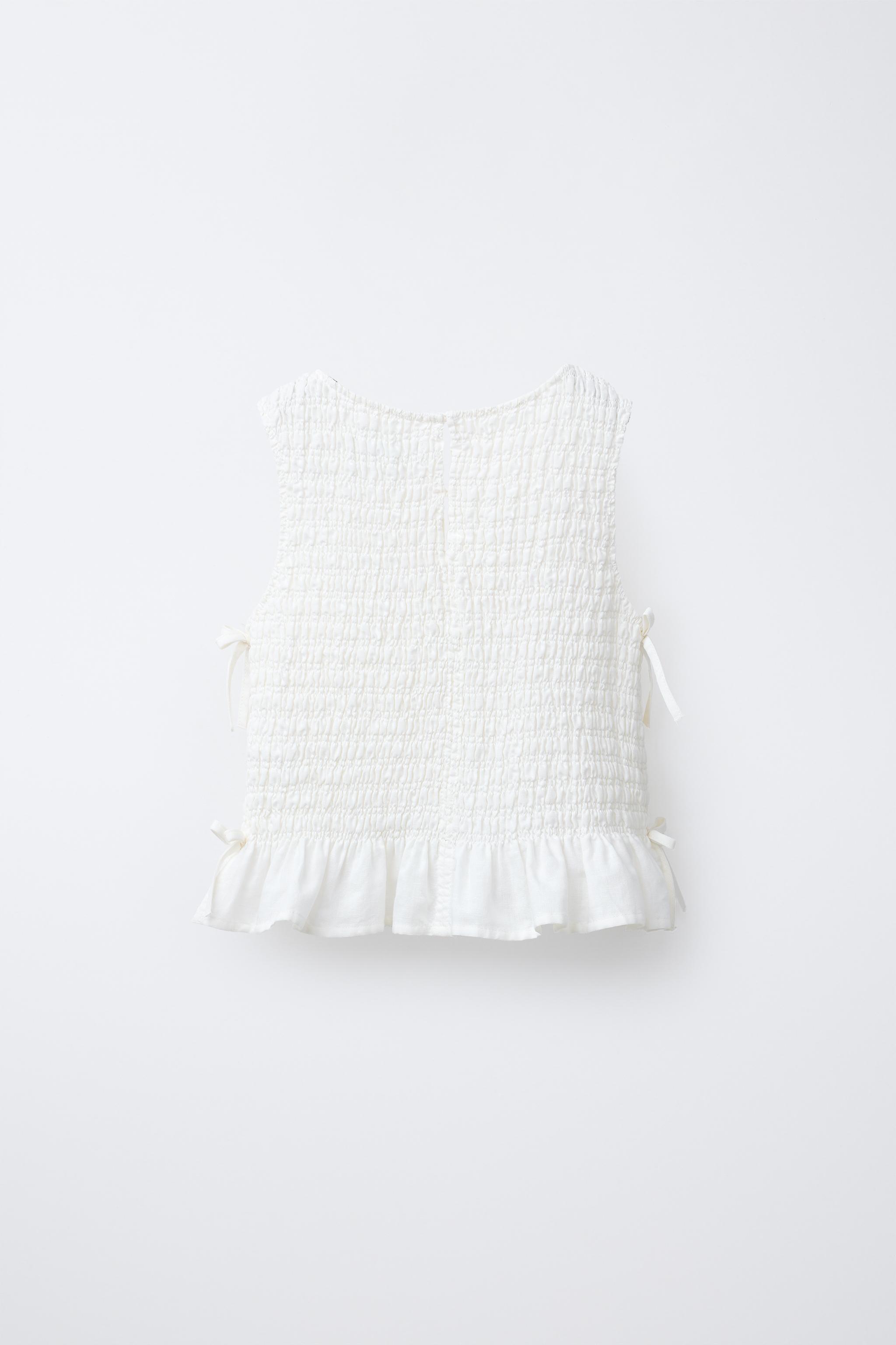 ZARA ボアベスト - メルカリ