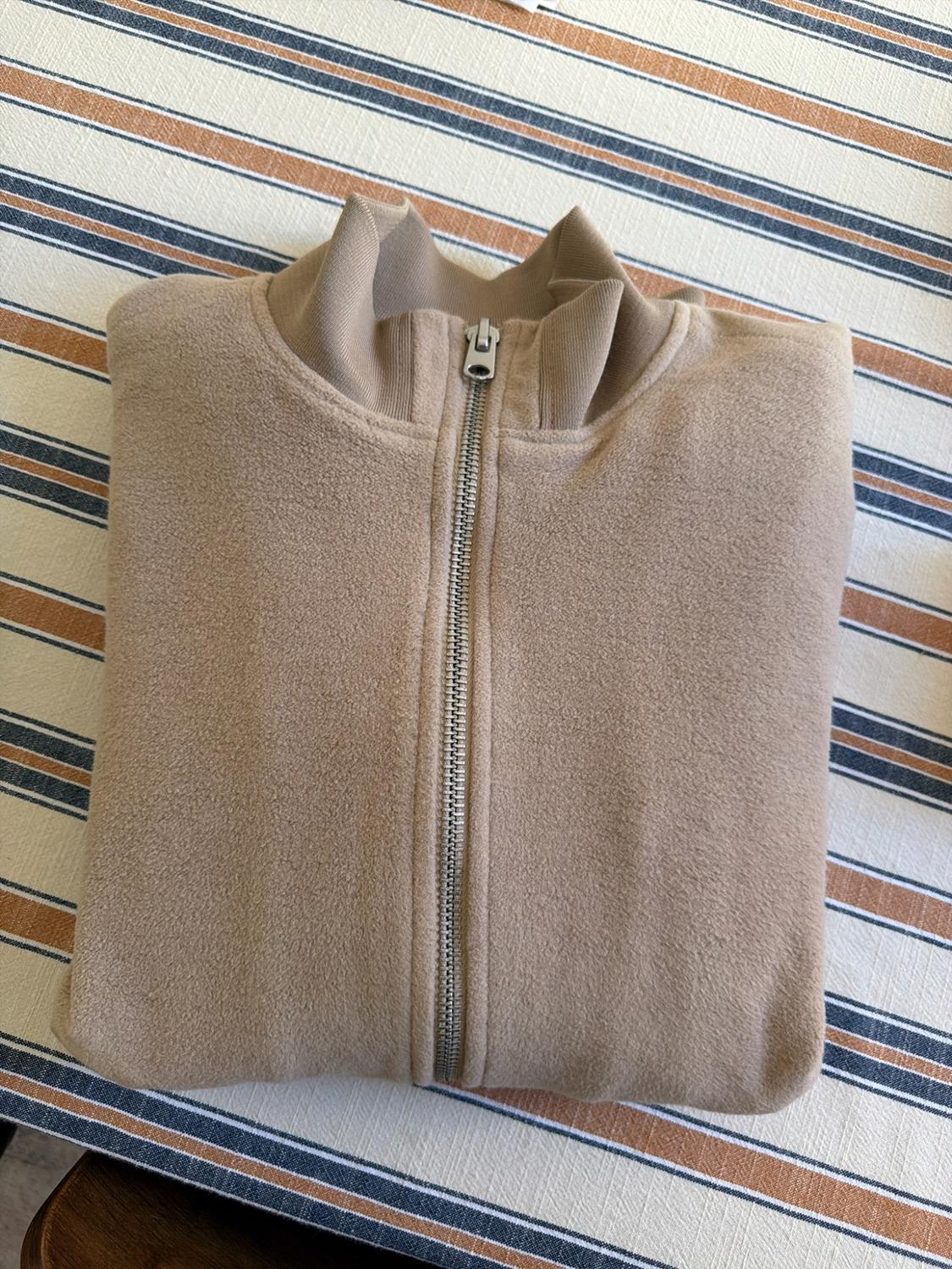 BRUSHED COTTON BOMBER JACKET - Image 3