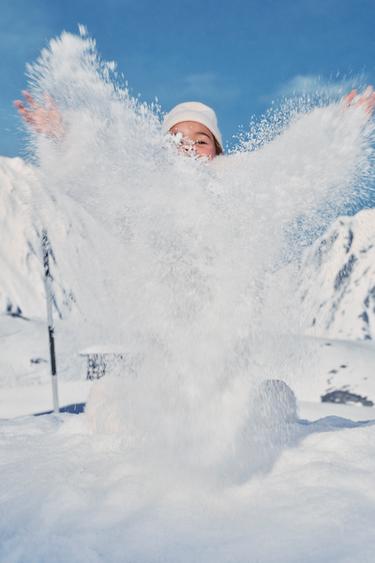 CASACO DE PELO SINTÉTICO - Branco da Zara