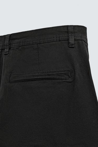 RELAXED FIT CARGO TROUSERS - Black by Zara - Image 3