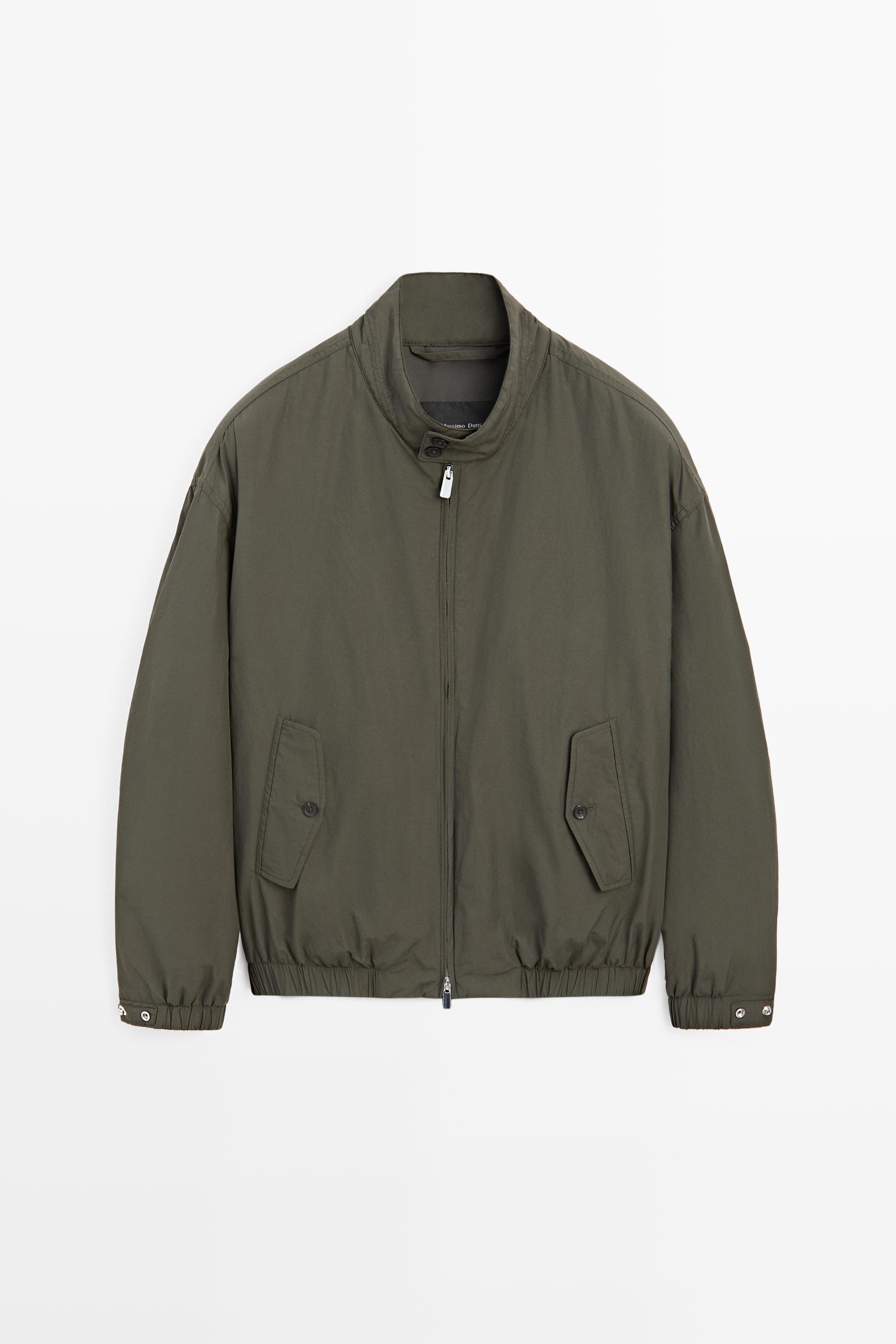 Technical boxy fit bomber jacket