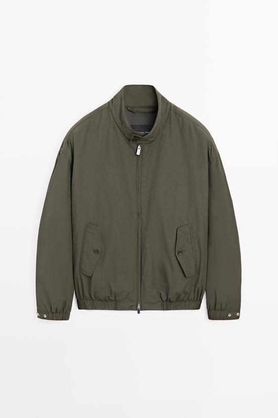 Zara Technical boxy fit bomber jacket - Cobalt - Image 0