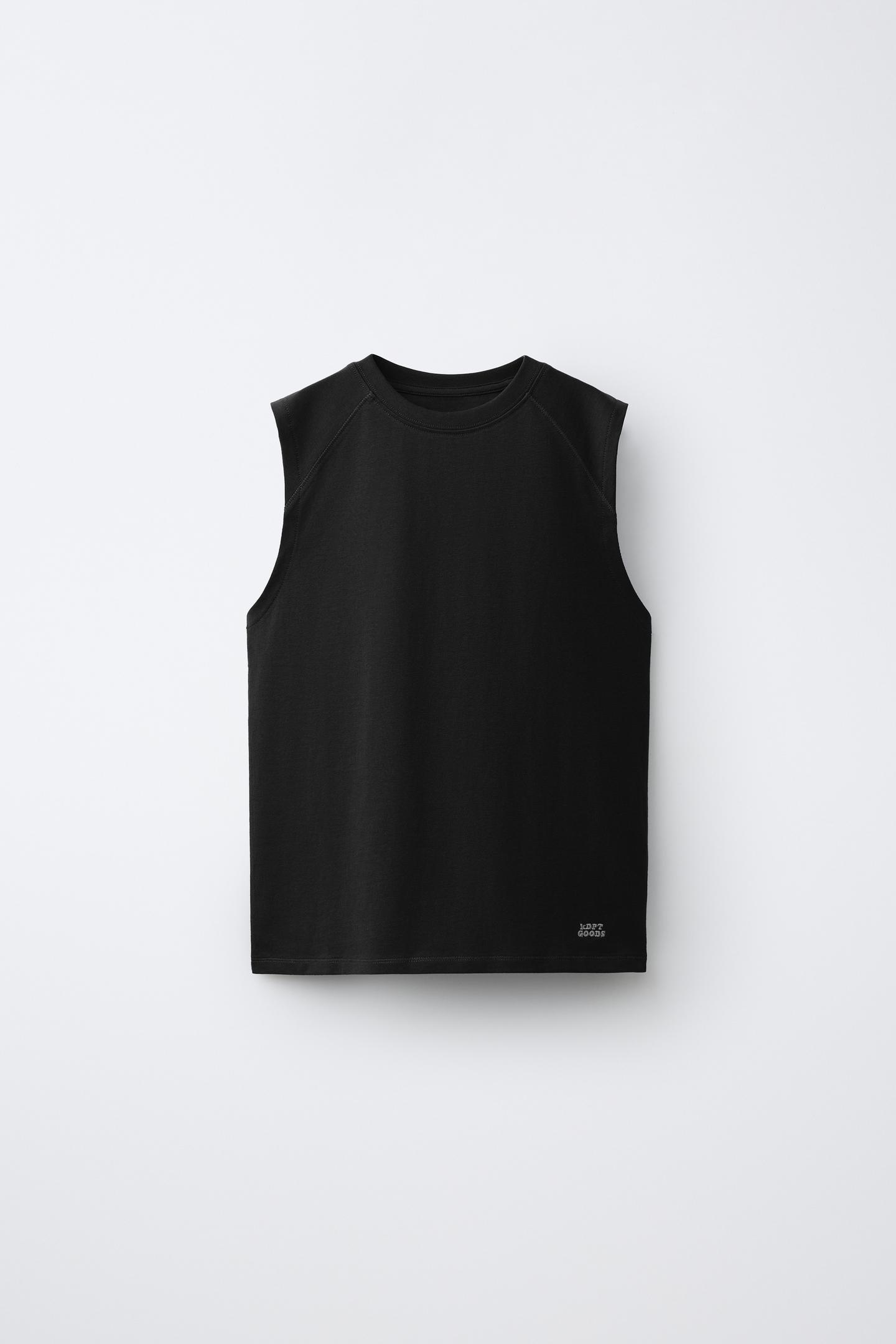Детская футболка Zara Sleeveless T-SHIRT, цвет: Чёрный — фото 1