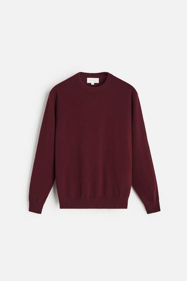 JERSEY 100% CASHMERE - Burdeos de Zara