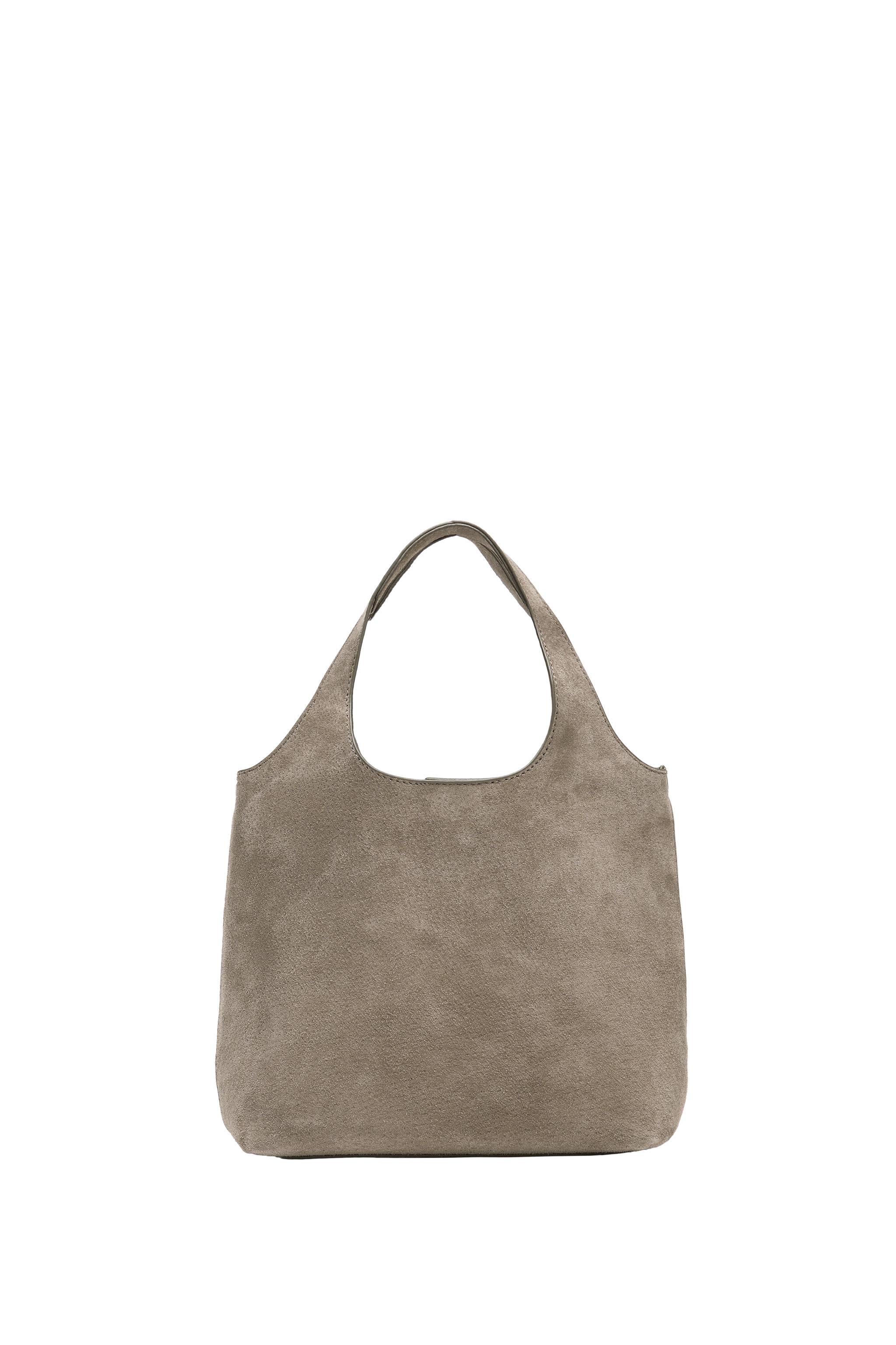 レザーミニトートバッグ - グレー | ZARA Japan / 日本