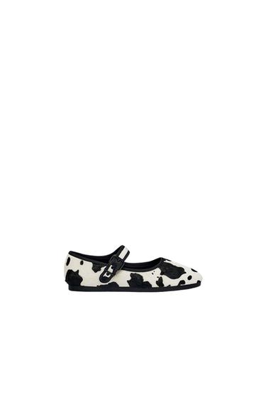 FURSKIN LEATHER BALLET FLATS LIMITED EDITION