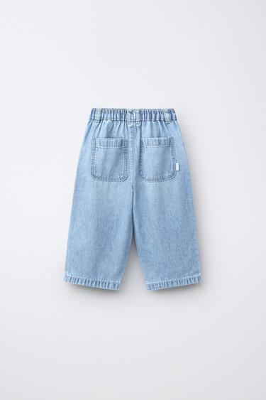JEANS BAGGY FLUIDO - Azul claro de Zara