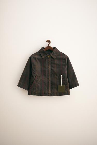 ZARA TIMELESS - ШАРШЫЛЫ БАЛАУЫЗДЫ КҮРТЕШЕ - Қара қоңыр Zara компаниясынан