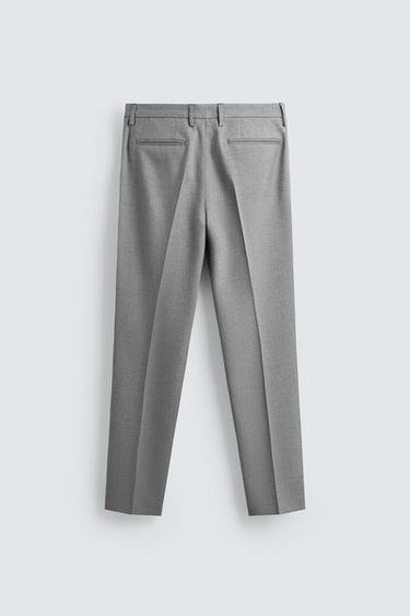 PANTALON DE COSTUME CONFORT - Gris de Zara - Image 6