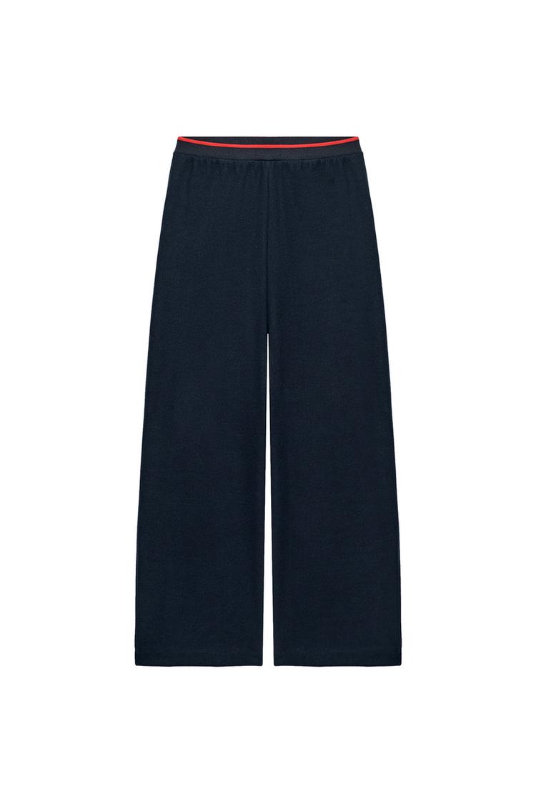 SOFT TROUSERS WITH CONTRAST STRIPE