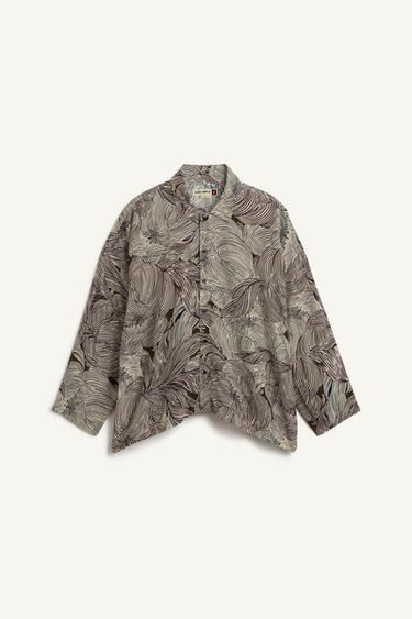 PRNTD SHRT - Morado de Zara