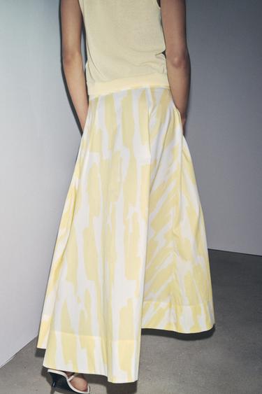 ZW COLLECTION PRINTED MIDI SKIRT - Printed by Zara - Image 2