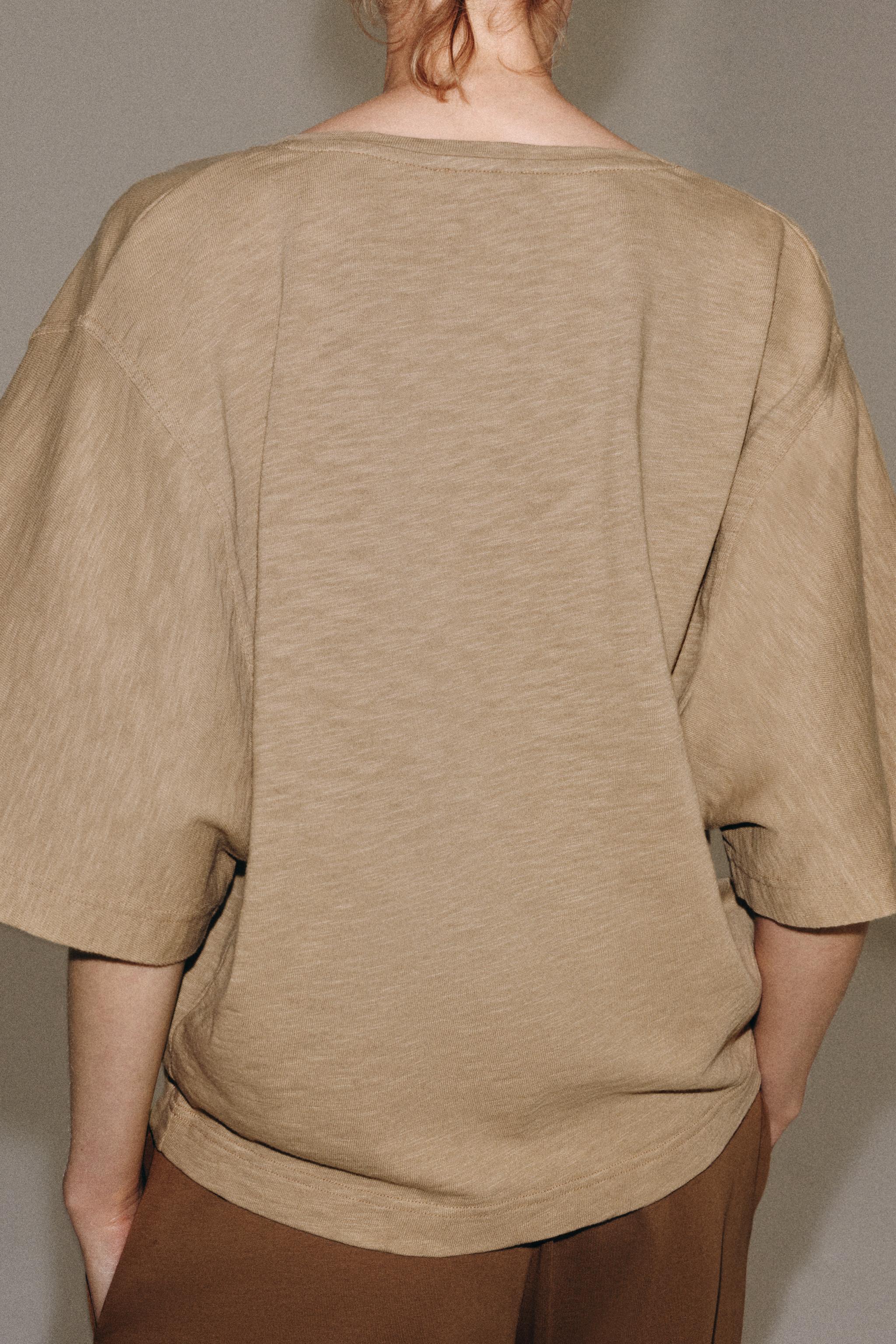 V YAKA T-SHIRT - Görsel 3