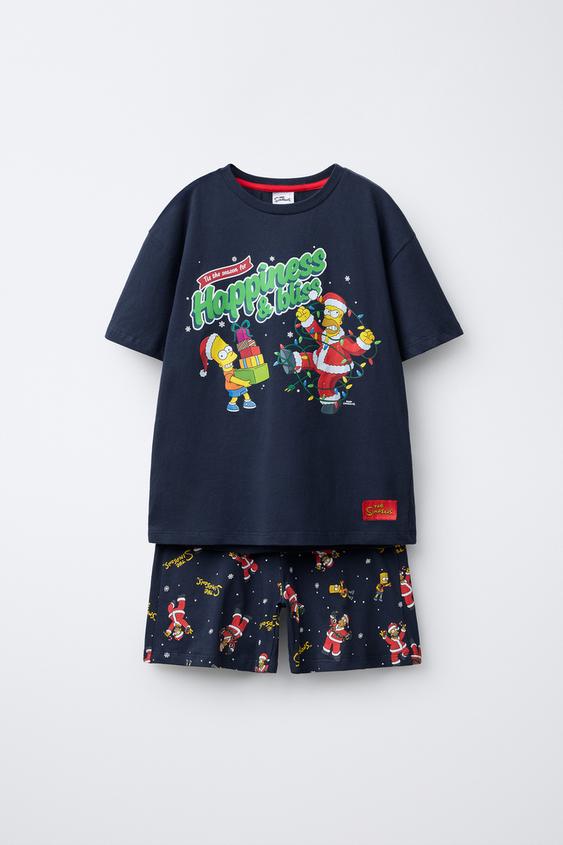 AGES 6-14 / THE SIMPSONS™ MATT GROENING PYJAMAS - Blue | ZARA New Zealand