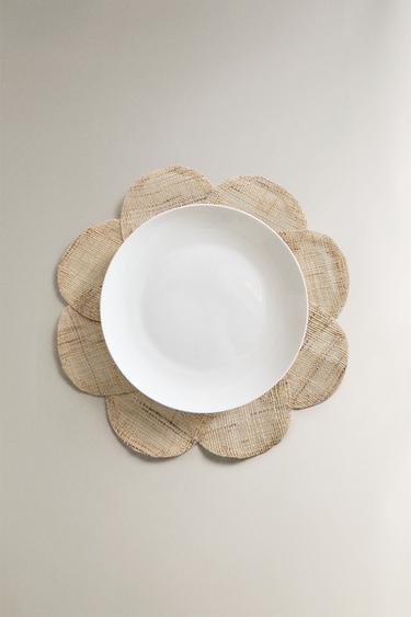 FLOWER RAMIE PLACEMAT - Light beige by Zara - Image 3