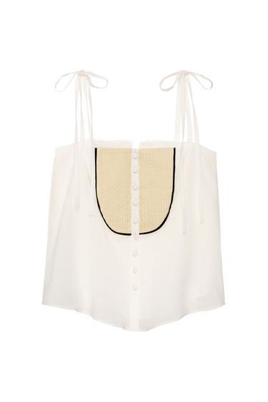TOP WITH CHEST DETAIL - LIMITED EDITION