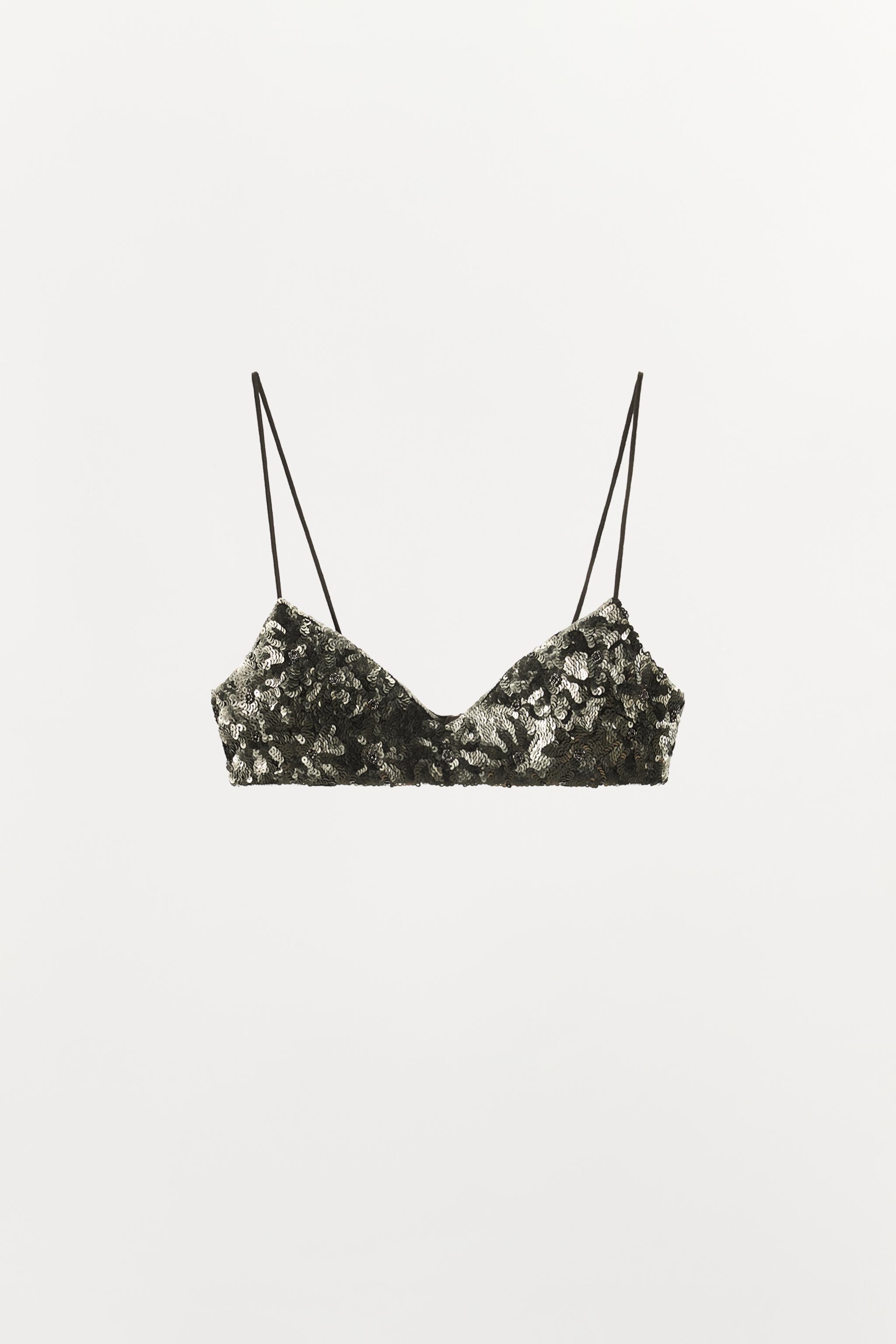BRALETTE PAILLETTES ET FANTAISIE
