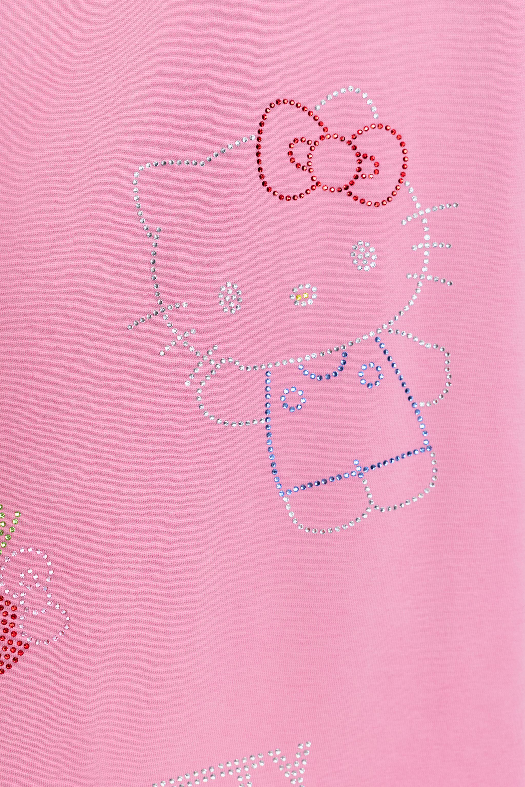 Zara HELLO KITTY © SANRIO IŞILTILI YIKAMA EFEKTLİ T-SHIRT görsel 8