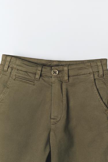 CHINO TROUSERS - LIMITED EDITION - Khaki by Zara - Image 2